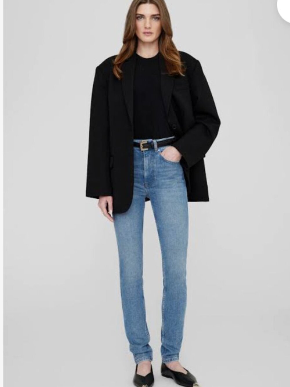 Anine Bing Beck High Rise Skinny Jean Size 23